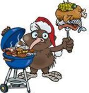 Kiwi Xmas BBQ cartoon